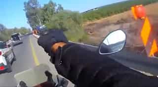 Watch: Israeli cops in hot pursuit chase against Hamas terrorists near Gaza border