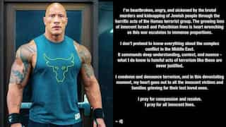 Dwayne Johnson on Israel-Hamas conflict: 'I'm heartbroken, angry, and sickened'