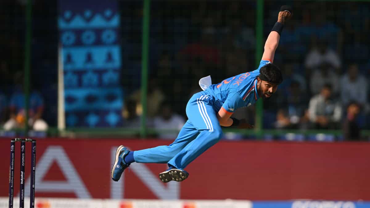 ODI World Cup 2023: Watch - Hardik Pandya bowls PEACH delivery to take out Azmatullah Omarzai vs Afghanistan