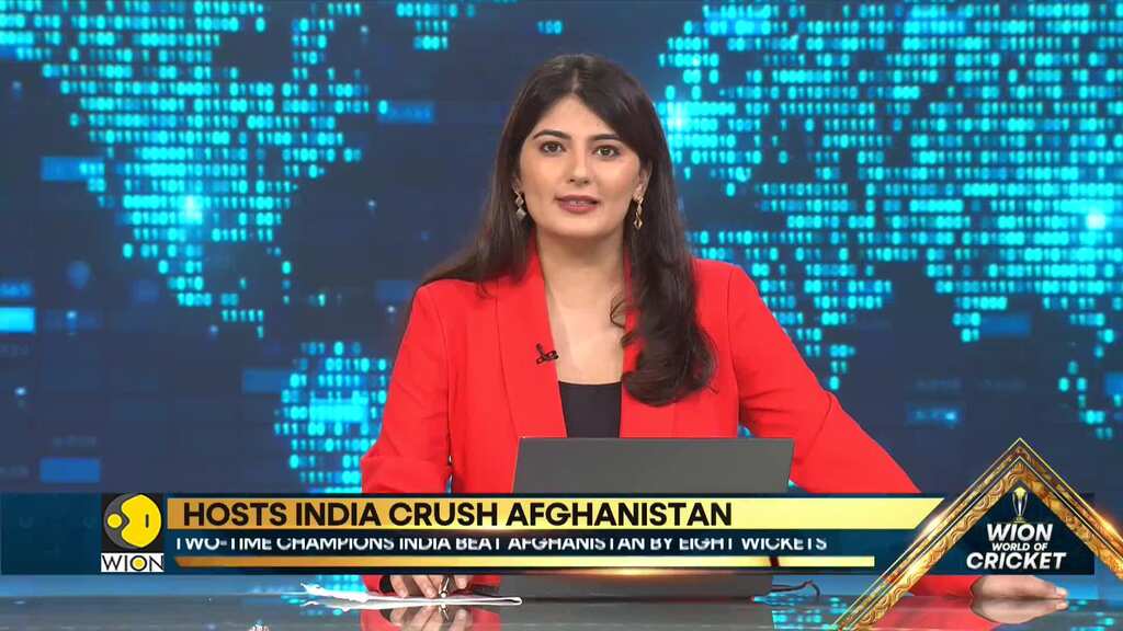 ICC World Cup 2023: Two-time champions India crushes Afghanistan by 8 wickets | WION Sports