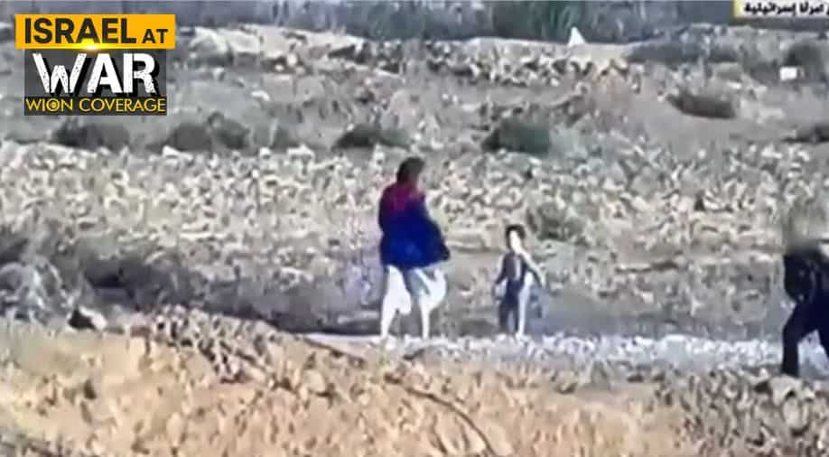 Watch | Hamas shares video showing release of female captive, two children
