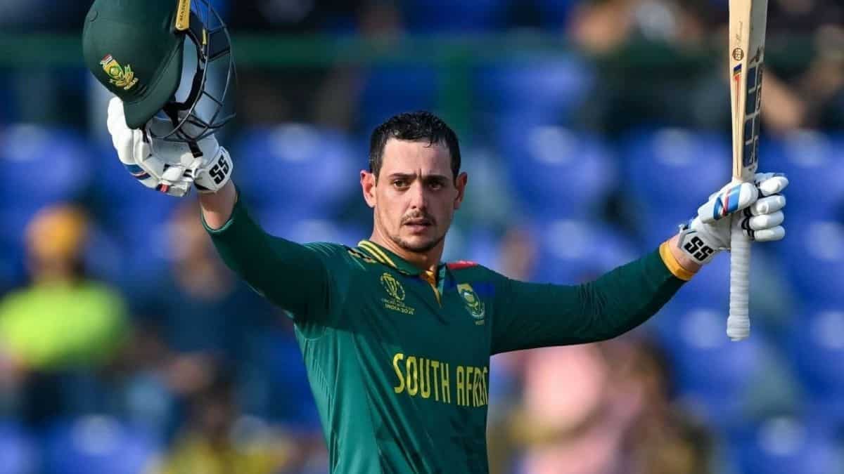 ODI World Cup 2023: Quinton de Kock dazzles with bat against Australia to bring back-to-back tons