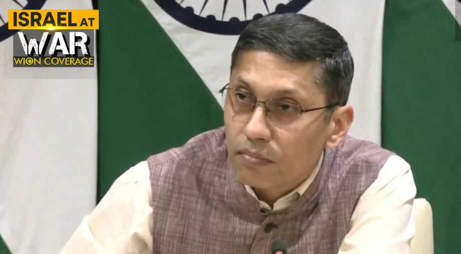 'No known casualties so far...': Indian foreign ministry gives update on stranded nationals in Israel 'No known casualties so far...': Indian foreign ministry gives update on stranded nationals in Israel