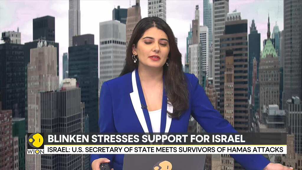 Israel-Palestine war: Antony Blinken stresses support for Israel | WION
