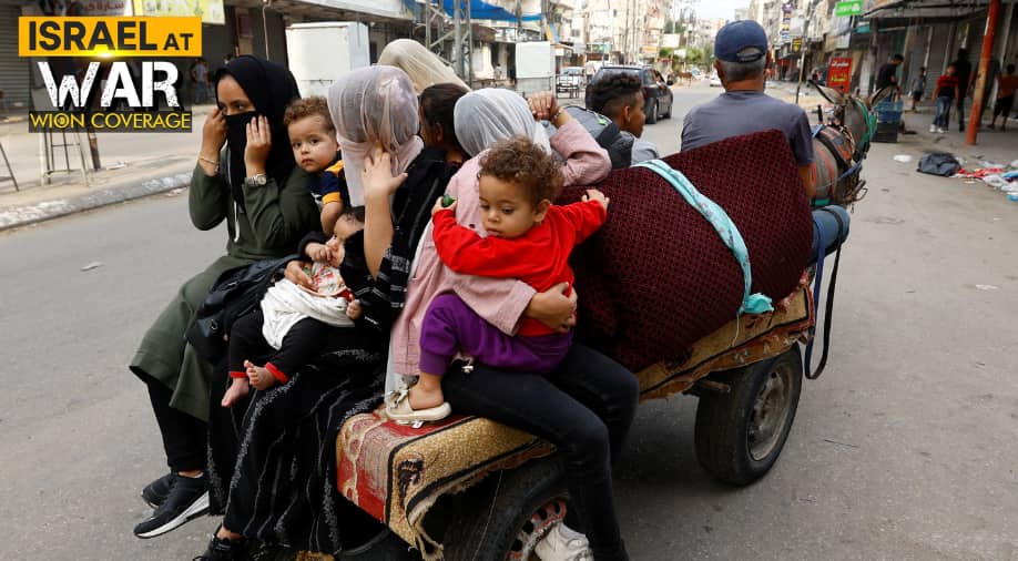 Gaza student speaks to WION: People walking 30km to flee Israel stikes, many camping at hospital Gaza student speaks to WION: People walking 30km to flee Israel stikes, many camping at hospital