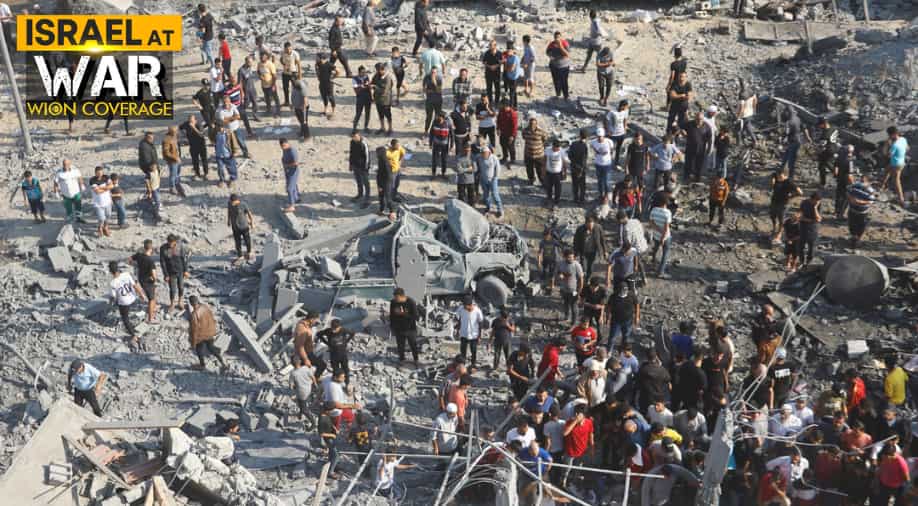 Watch | Heartwarming video shows Palestinian journalist playing with child amid Israeli airstrikes on Gaza