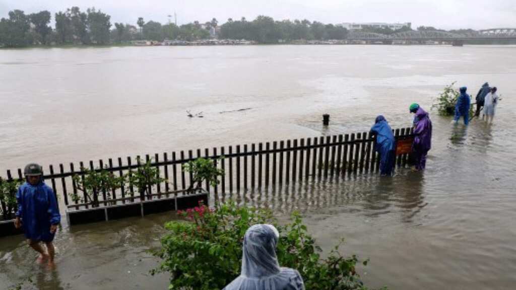 At least two killed, 500 houses inundated after floods hit central Vietnam