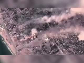 In Pics | Israel vs Hamas: Aerial images of Israeli air strikes in Gaza