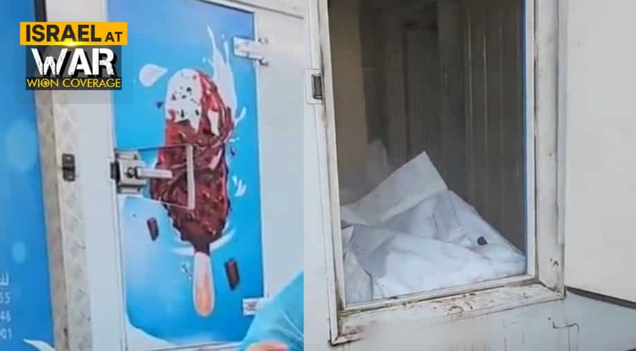 Israel-Hamas war: Ice cream trucks become makeshift morgues in Gaza Israel-Hamas war: Ice cream trucks become makeshift morgues in Gaza