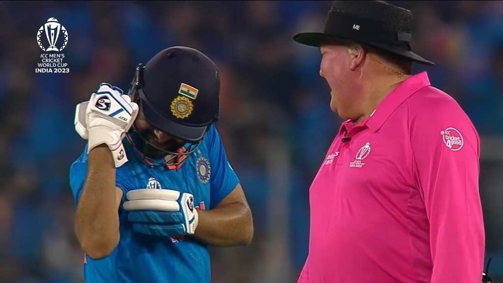 ODI World Cup 2023: India skipper Rohit Sharma shares reason for showing muscles to umpire in game vs Pakistan