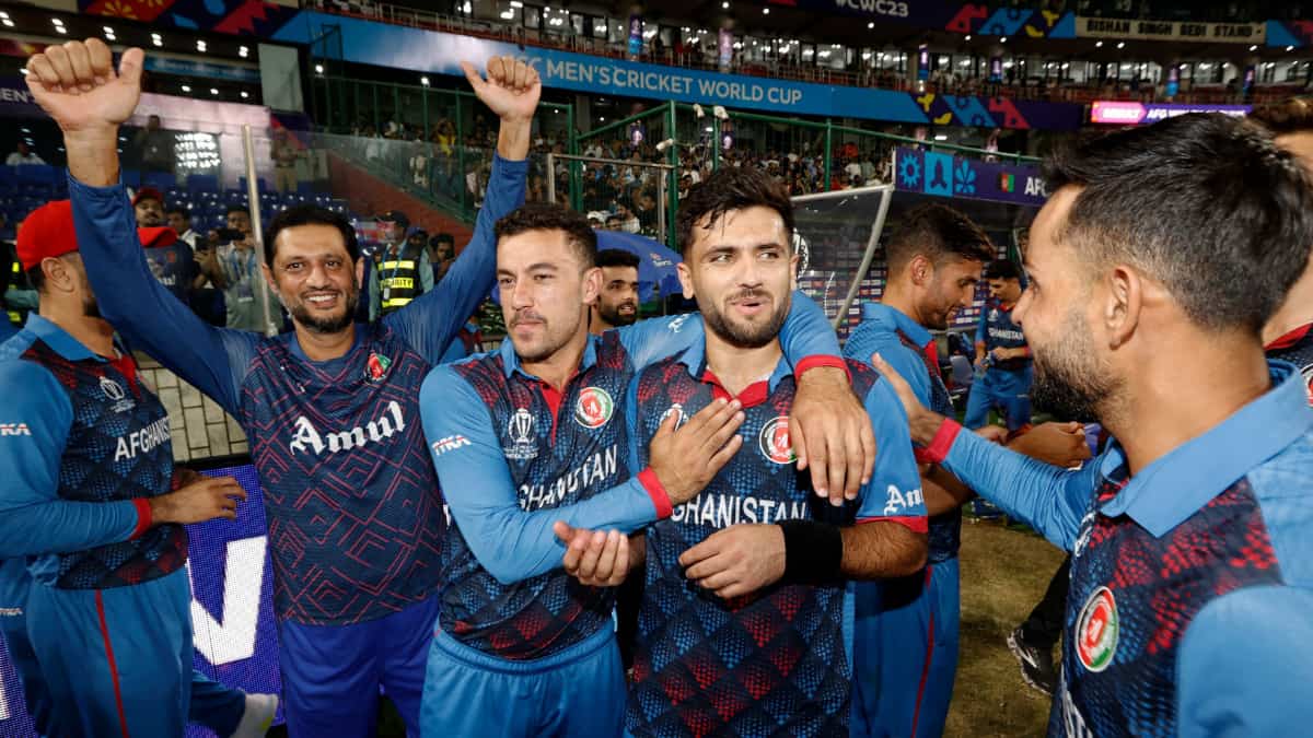 ODI World Cup 2023: UNMISSABLE! Watch Afghanistan dressing room erupt in joy after historic win over England