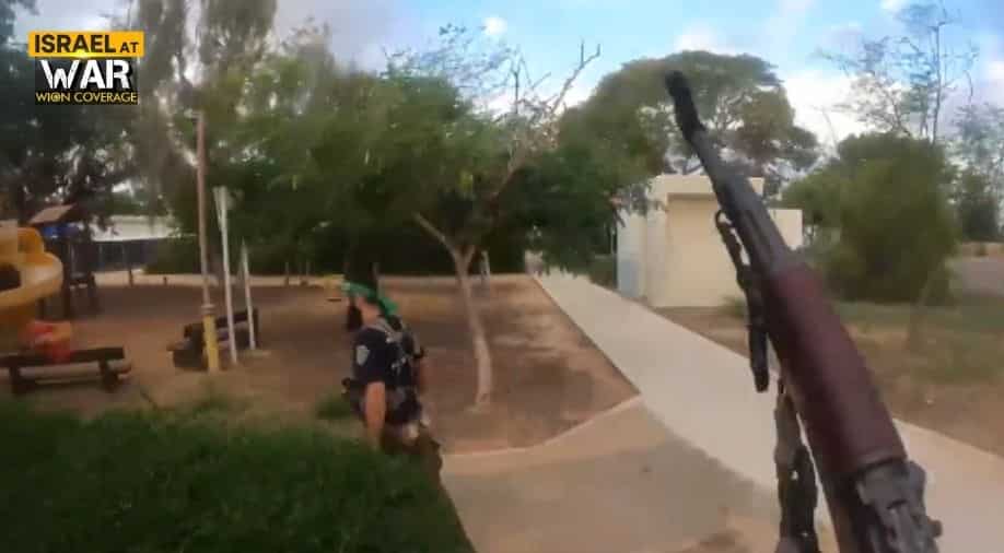 Watch | IDF posts video of Hamas militant storming homes of Israelis
