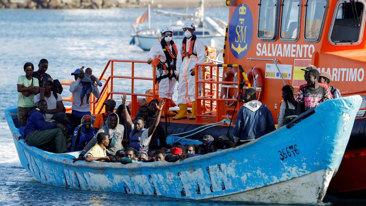 Over 8,500 migrants reach Spain's Canary Islands in two weeks Over 8,500 migrants reach Spain's Canary Islands in two weeks