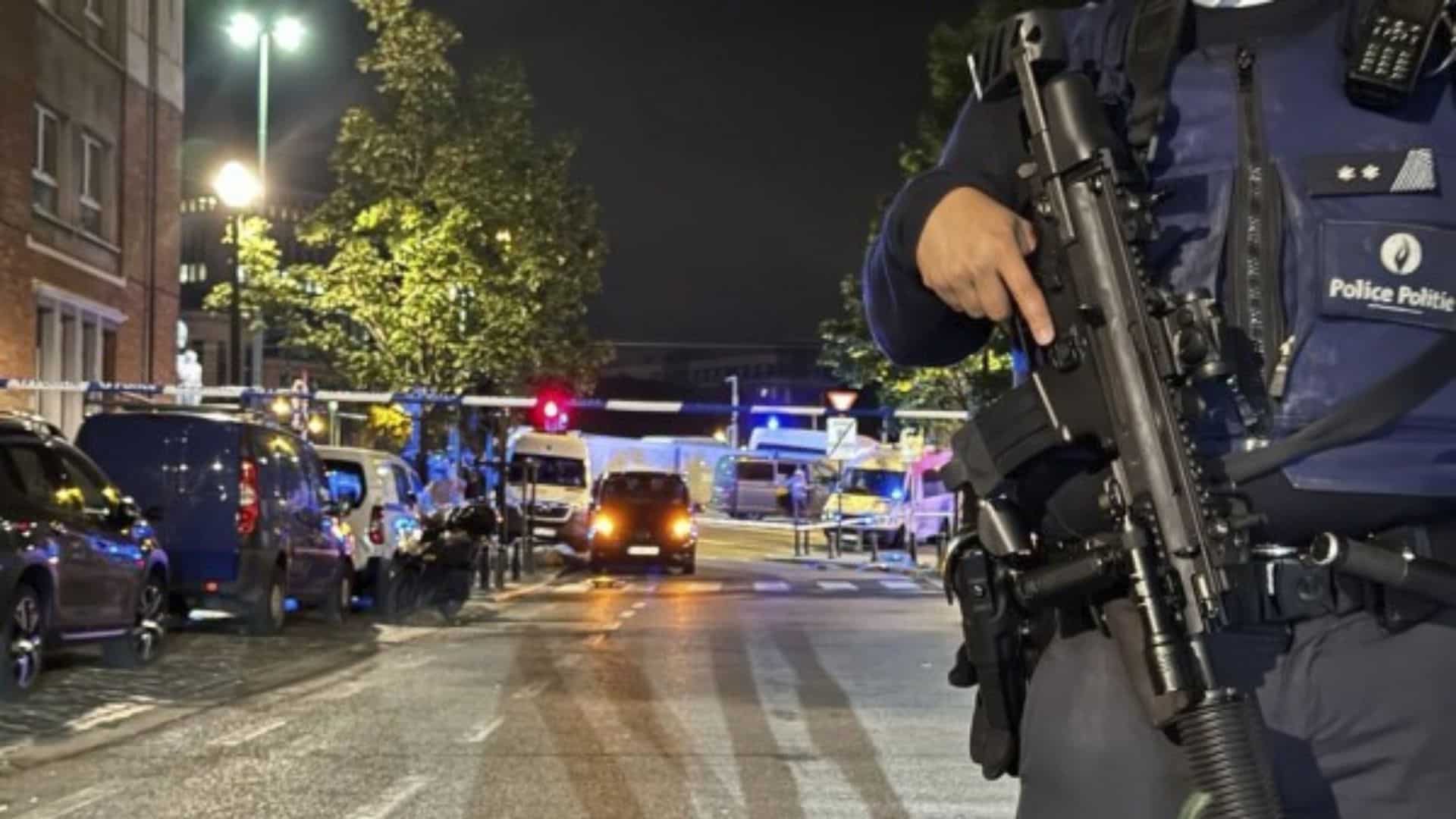 Brussels shooting: Suspected attacker shot dead by police after chase Brussels shooting: Suspected attacker shot dead by police after chase