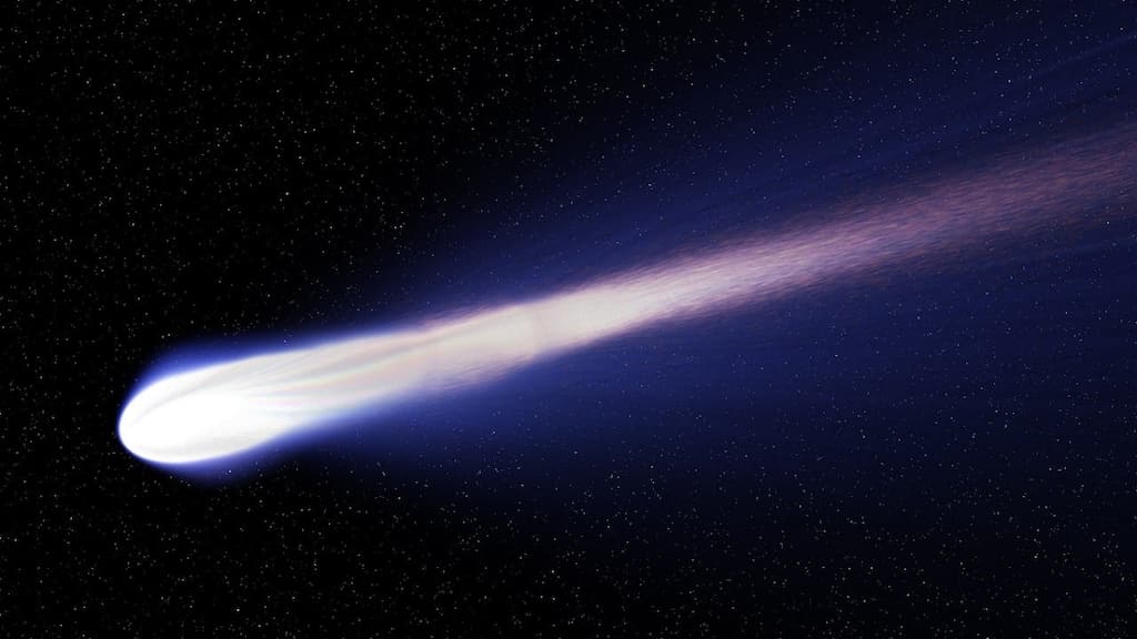 Giant cryovolcanic comet with 'horns' is racing towards Earth after exploding in space