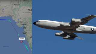 What is a 'nuke-sniffer'? What was it doing along India and Pakistan coastlines?