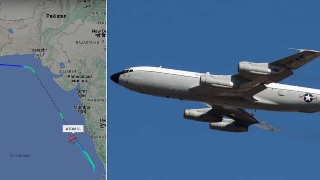What is a 'nuke-sniffer'? What was it doing along India and Pakistan coastlines?