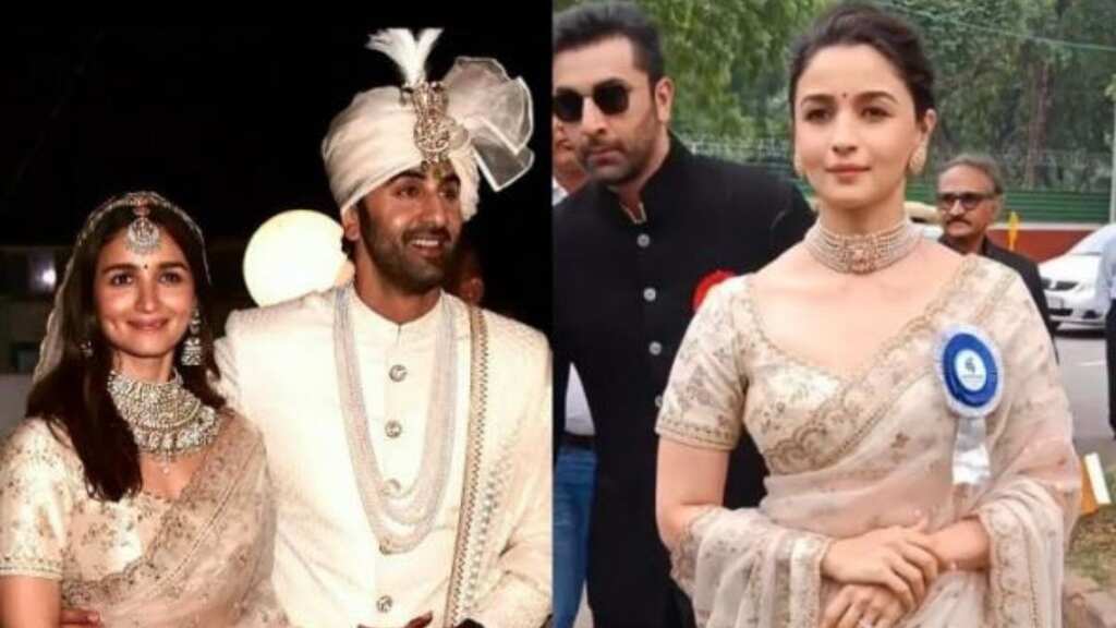 Alia Bhatt re-wears wedding saree for National Awards, makes a statement on sustainable fashion