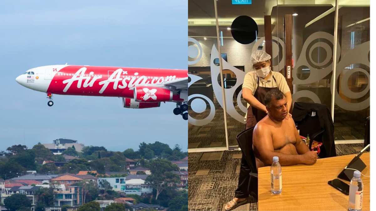 AirAsia CEO receives backlash for attending office meeting while getting a massage