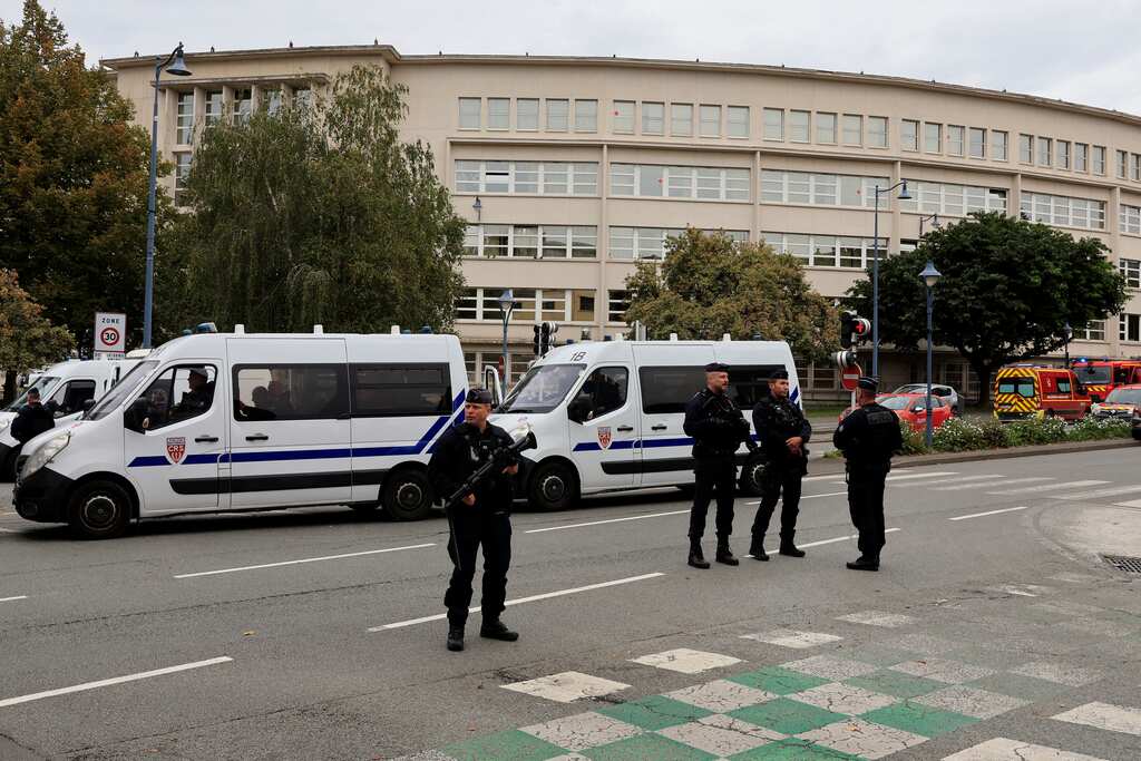 French teacher stabbing: Killer claims attack for Islamic State
