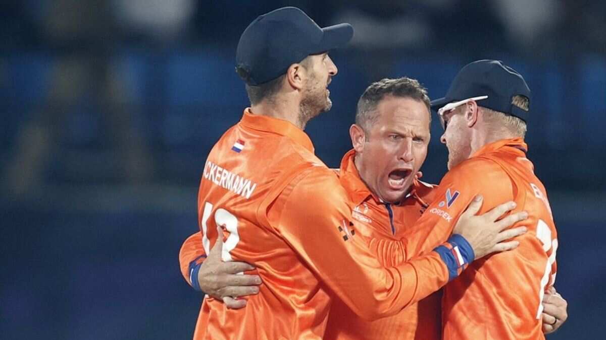 Netherlands stun South Africa again in World Cup's second big upset with 38-run win in Dharamsala Netherlands stun South Africa again in World Cup's second big upset with 38-run win in Dharamsala