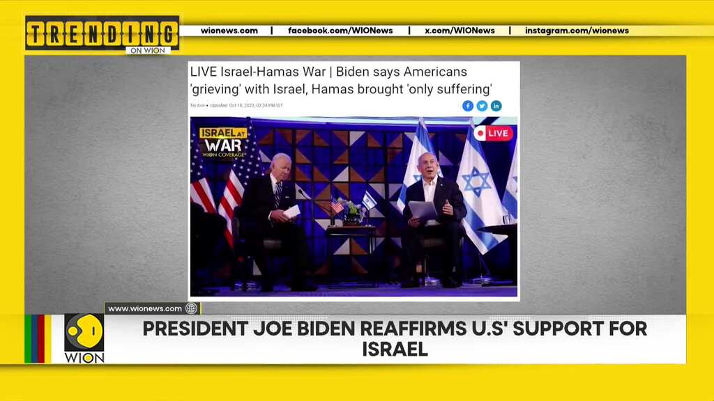 US Pres Joe Biden reaffirms US' support for Israel; New Delhi hosts half marathon | Trending on WION
