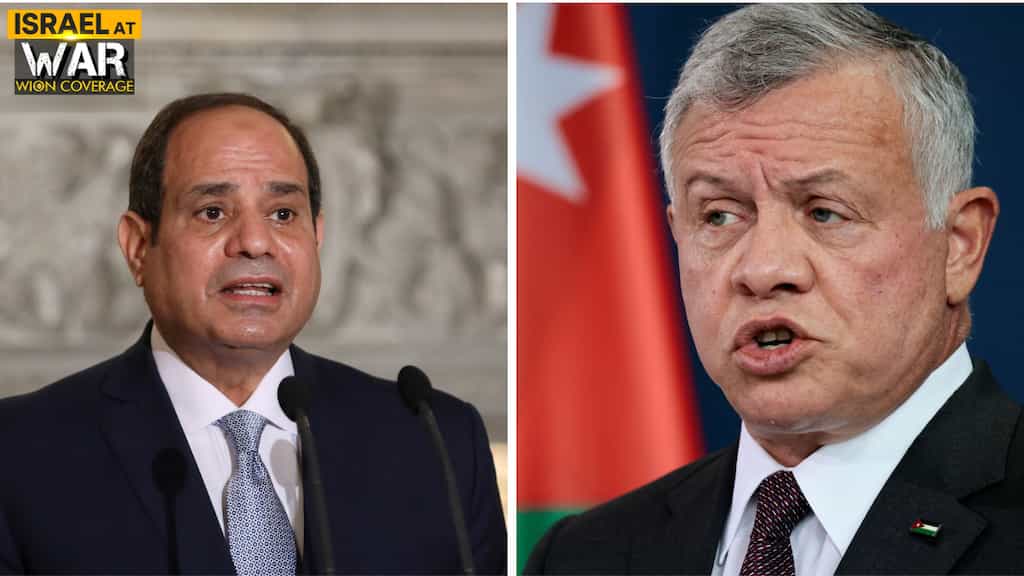 Jordan and Egypt refuse to accept Palestinian refugees as Israel continues retaliatory strikes