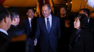 Russia says it 'highly values' North Korea's support against Ukraine as Lavrov arrives in Pyongyang