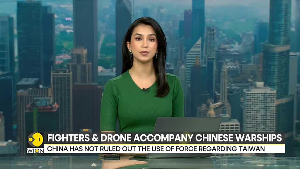 China-Taiwan Clash: Fighters and drone accompany Chinese warship