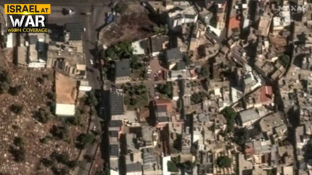 Satellite images show Gaza's Al-Ahli hospital before and after rocket strike