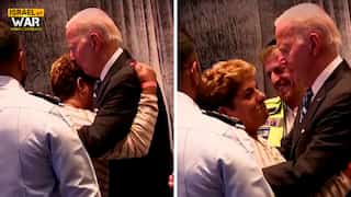 US President Biden meets woman who distracted Hamas gunmen with coffee and cookies, applauds her