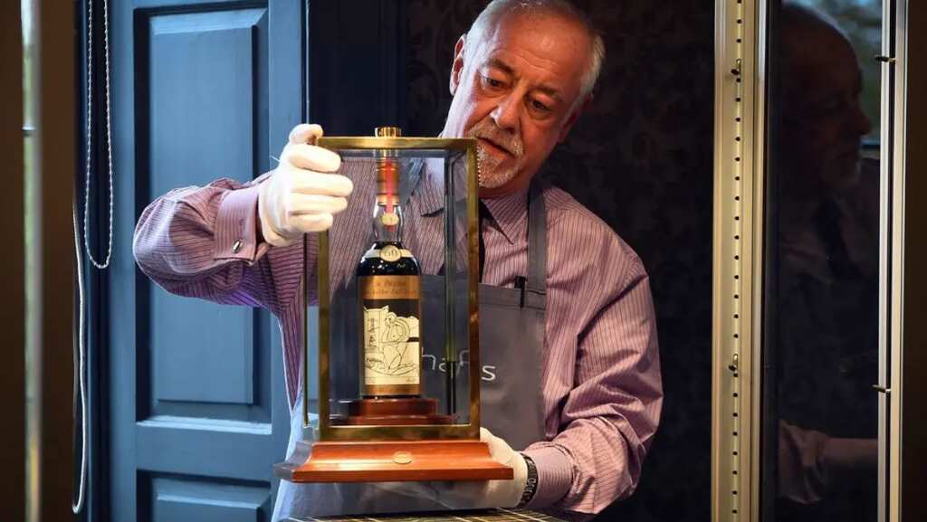 'Most valuable' Macallan 1926 whisky bottle to go up for auction next month