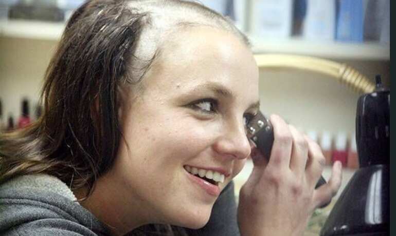 Story behind public meltdown and shaven head