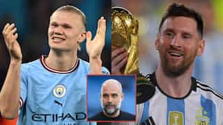 Pep Guardiola reveals who he'd like to win Ballon d'Or out of Lionel Messi and Erling Haaland