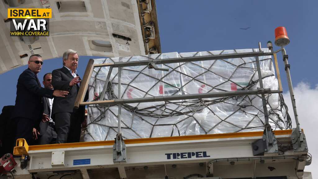 UN Chief Guterres visits Rafah border crossing, pushes for aid to move into Gaza