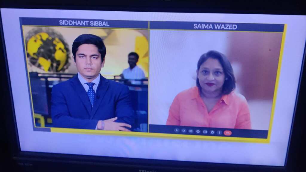 WHO SE Asia candidate Saima Wazed puts spotlight on mental health, dismisses political criticism