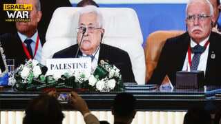At Cairo Peace Summit, Palestinian President Abbas warns of any attempts to displace people from Gaza