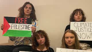 Israel takes dig at Greta Thunberg over her post showing support for Palestinians