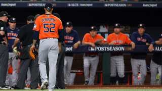 MLB: Houston Astros pitcher Bryan Abreu banned two games for throwing at Ranger Adolis Garcia