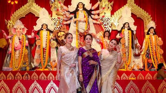 Hema Malini, Esha Deol and Rani Mukerji