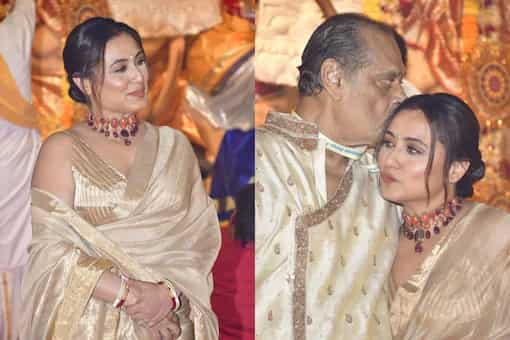 Rani Mukerji with uncle