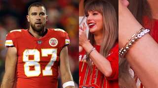 Taylor Swift spotted wearing special bracelet with Travis Kelce's jersey number 87