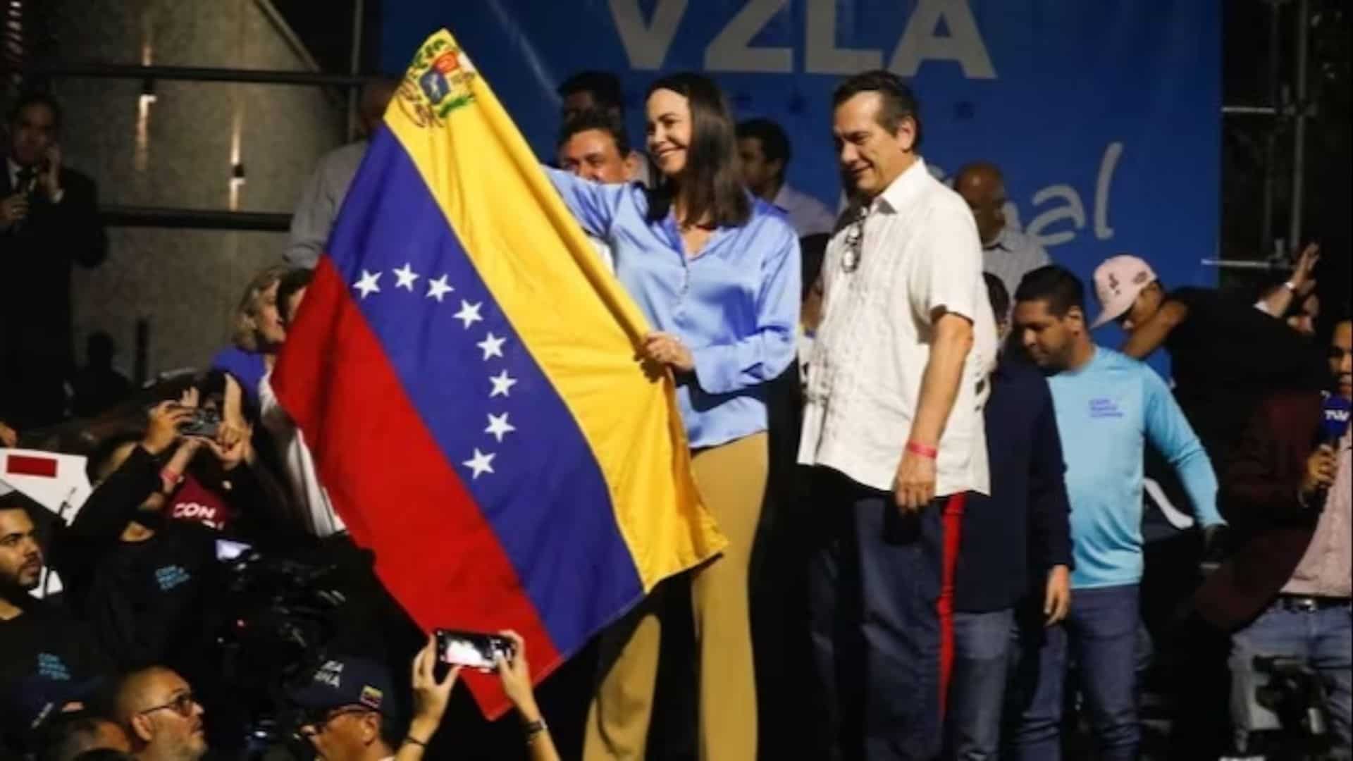 Liberal Machado well ahead in Venezuela opposition primary