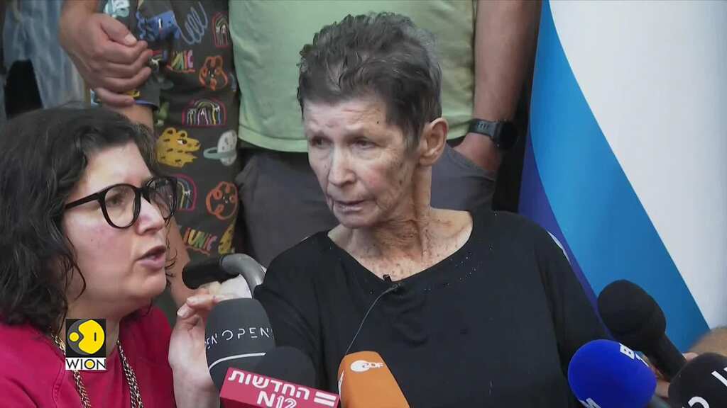 Israel-Hamas war: Newly released hostages by Hamas speaks to media