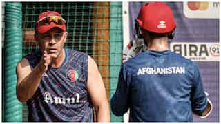 Head coach Jonathan Trott lauds Afghanistan players in INSPIRING speech after win over Pakistan - Watch