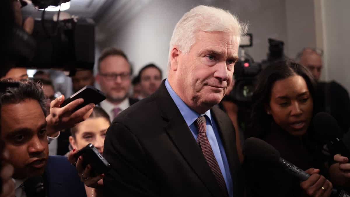 Tom Emmer drops out of US House speaker race hours after becoming latest Republican nominee