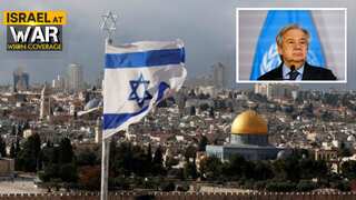 Israel stops UN staff visas after Antonio Guterres is branded 'terror apologist' for his Hamas remarks