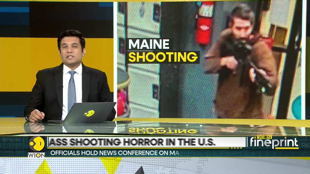 Mass shooting in US: Officials hold news conference on mass shooting in Maine