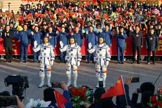 China's Shenzhou-17 takes off for Tiangong space station with youngest-ever crew