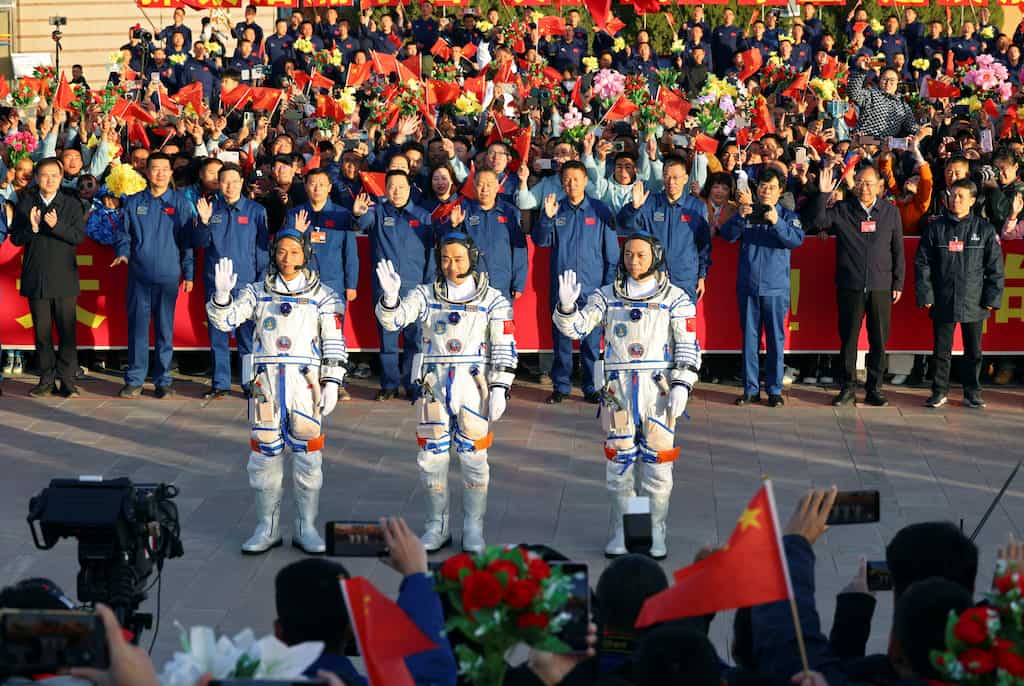 China's Shenzhou-17 takes off for Tiangong space station with youngest-ever crew